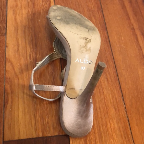 Aldo Shoes - Champagne Satin - Picture 3 of 3